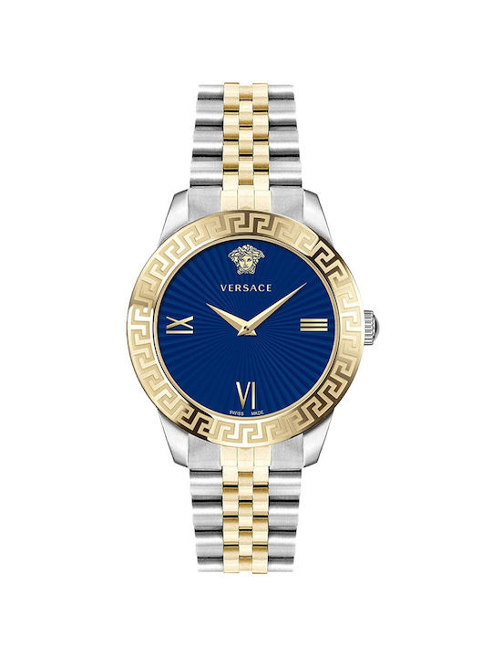 Versace Greca Uhr mit Gold Metallarmband