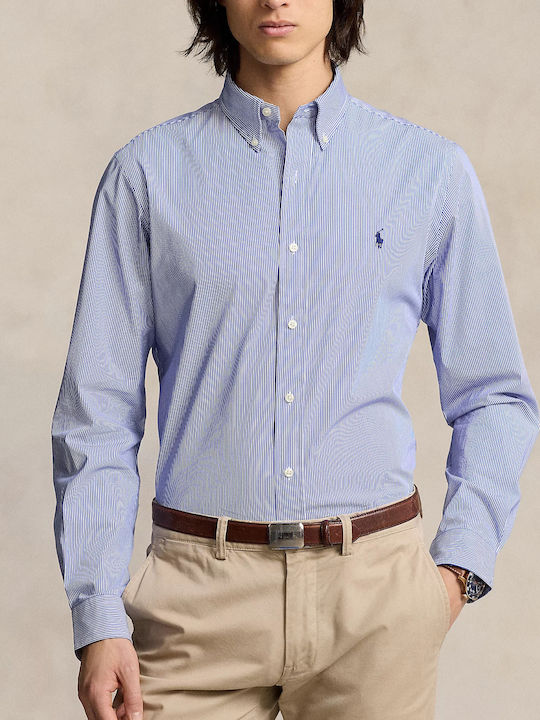 Ralph Lauren Long-sleeved Cotton Shirt Striped ...