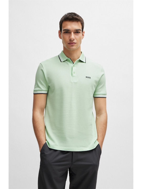 Hugo Boss Paddy Herren Shirt Kurzarm Polo Grün