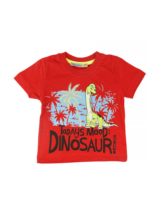 First Kids Παιδικό T-shirt Κόκκινο