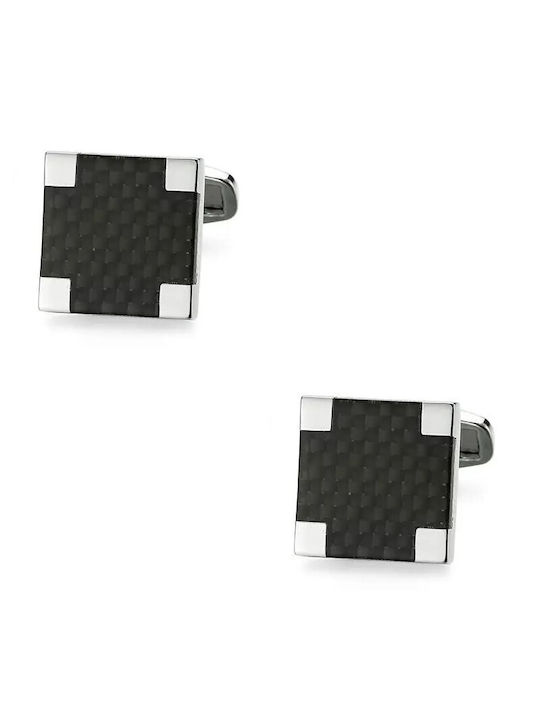 Cufflinks of Steel Black