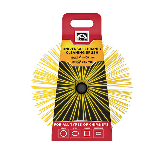 Panthermica Metallic Chimney Cleaning Brush Round with Diameter 400mm