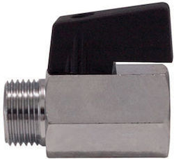 OMG Mini Ball Βάνα / Διακόπτης Ευθεία 1/2" Αρσενικό/Θηλυκό