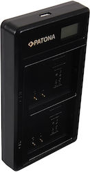 Patona Διπλός Φορτιστής Μπαταρίας Lcd Usb