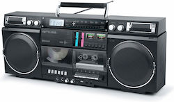 Muse Φορητό Ηχοσύστημα M-380 mit Bluetooth / CD-Spieler / MP3-Spieler / USB / Kassettenspieler / Radio in Schwarz Farbe