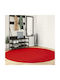 vidaXL Huarte Teppich Rund Red