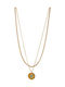 Achilleas Accessories Doppelter Hellblaue Halskette