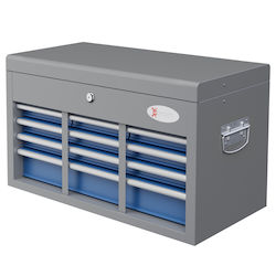 Durhand Metallic Tool Carrier with Toolbox W60xD26xH34cm