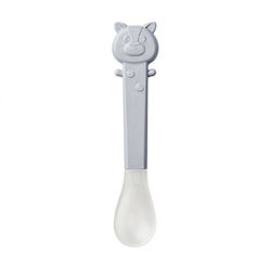 Saro Baby Spoon My First Spoon from Plastic Gray