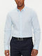 Long-sleeved Cotton Shirt Sky Blue
