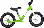 Kids Balance Bike Mynat Classic Δερμάτινη Σέλα Green