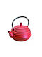 Ibili Kettle Cast Iron Red 700ml