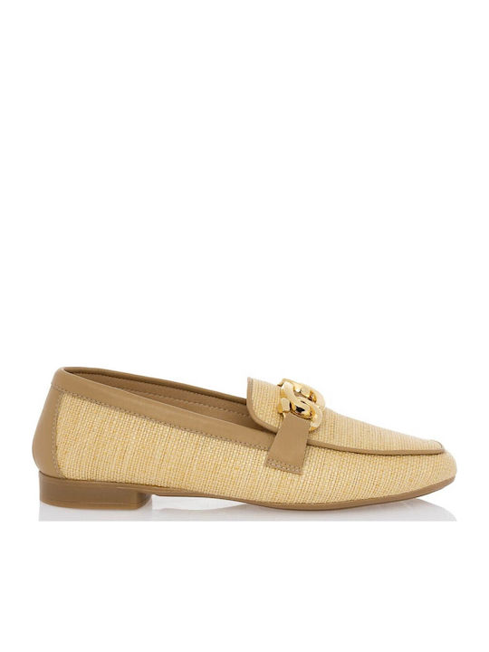 Γυναικεία Loafers σε Μπεζ Χρώμα