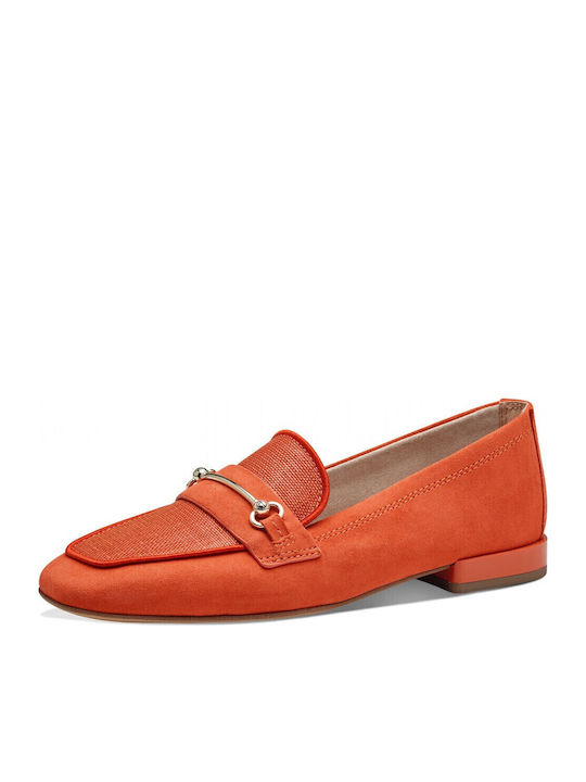 Tamaris Women's Moccasins in Orange Color