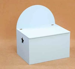 Wooden Baptism Bench Box