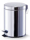 Zeller Inox Badezimmer Mülleimer 5Es Silber