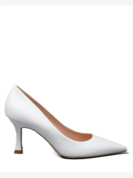 Sante White Heels