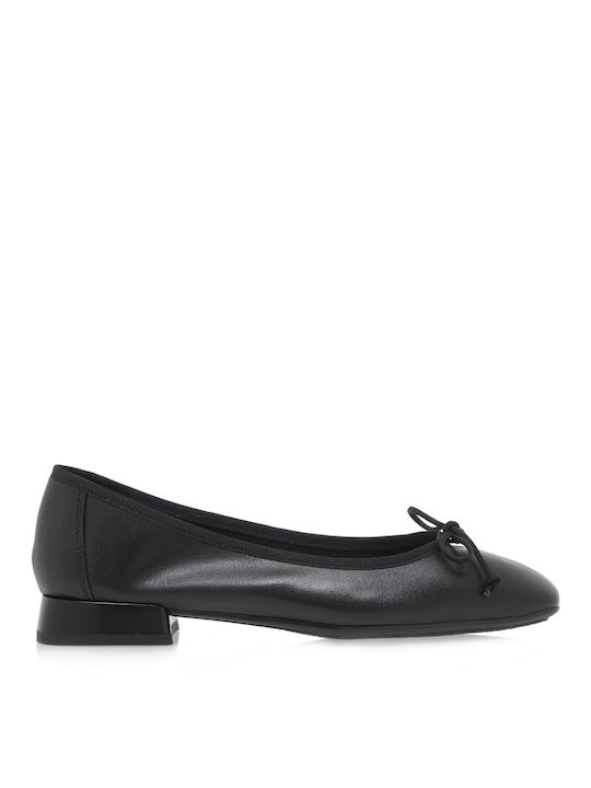 Desiree Shoes Lederne Damen Ballerinas in Schwarz Farbe