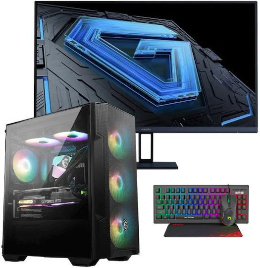 Vengeance Arkham-V6B MSI Edition Gaming Desktop PC (Ryzen 5-5500/16GB DDR4/512GB SSD/Radeon RX 6600/Fără Sistem De Operare) și Monitor Xiaomi A27i IPS 27″ FHD