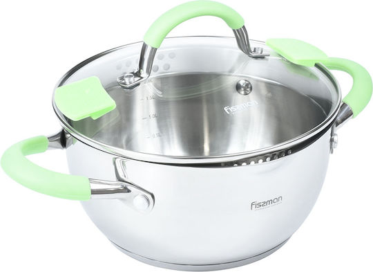Fissman Charlotte Tiefes Rostfreier Stahl Kochtopf 2,5l / 20cm