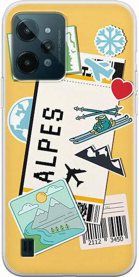 Ticket To Alpes Back Cover Silicone Multicolour (Realme C31)