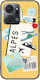 Ticket To Alpes Back Cover Silicone Multicolour (Honor X7a)