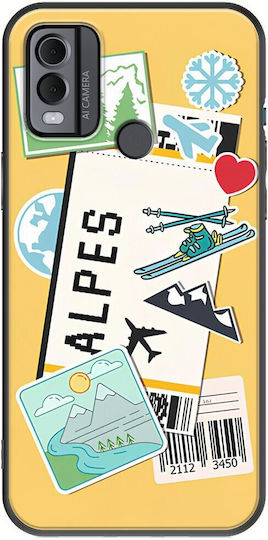 Ticket Back Cover Σιλικόνης Πολύχρωμο (Nokia C22)