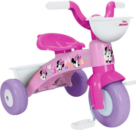 Disney Kids Tricycle with Storage Basket for 1-3 Years Pink