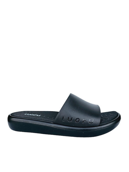 Luofu Men's Slides Black