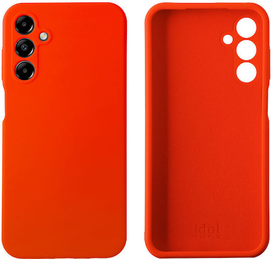 Idol 1991 Velvet Elite Задна Корица Силикон Водоустойчива Червена Samsung A55 5G, A556