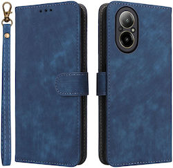 Brush Wallet Magnetic Blue (Realme C67)