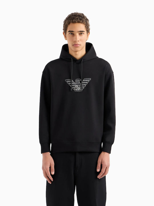 Emporio Armani Men's Sweatshirt with Hood black