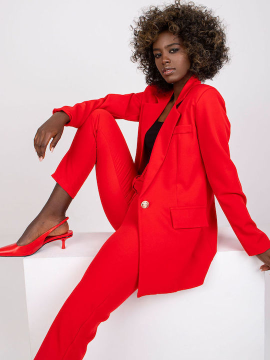 Italy Moda Women's Blazer Red
