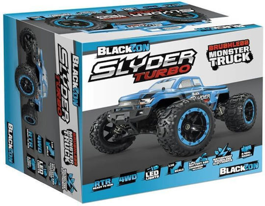 Jucărie Vestergaard Blackzon Slyder Mt Turbo 1/16 4wd 2s Brushless Blue (540201)