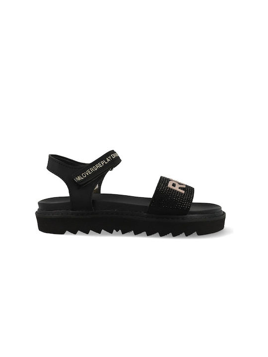 Replay Kinder Sandalen Schwarz