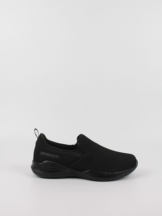 Lumberjack Walky Γυναικεία Slip-On Μαύρα