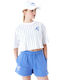 New Era Women's Crop T-shirt Striped White