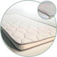 AegeanSleep Mattress Topper Calm Semi-Double Foam 130x190x12cm