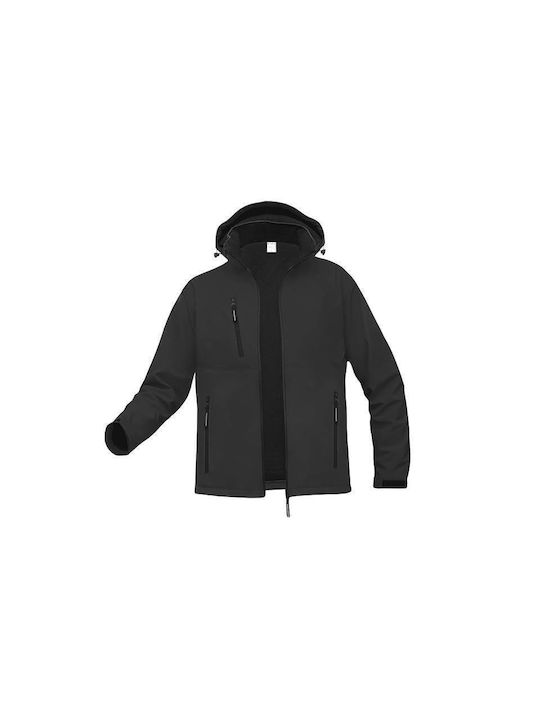 Wurth Bărbați Jachetă de lucru Softshell Negru