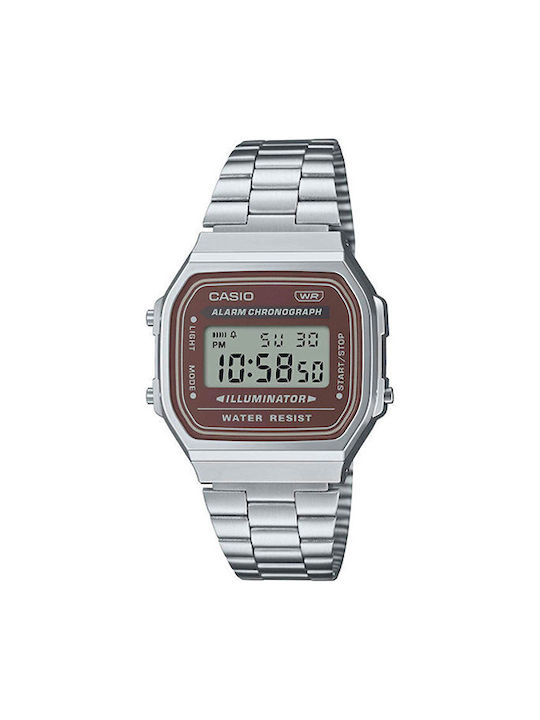 Casio Vintage Collection Watch with Silver Metal Bracelet