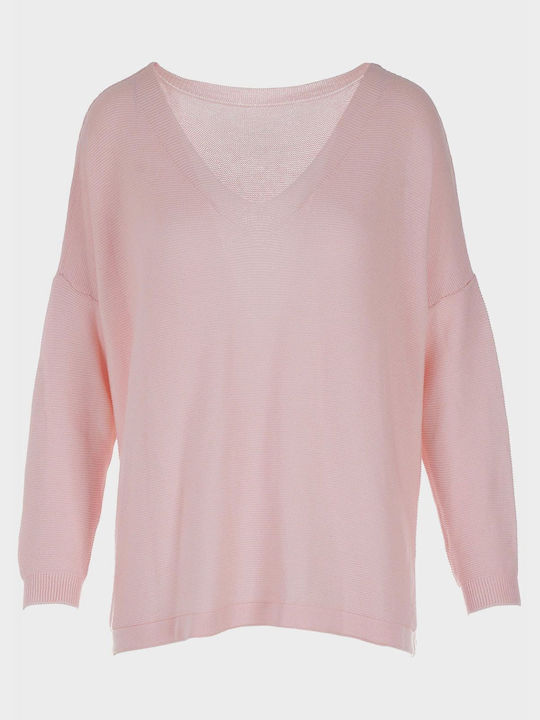 G Secret Damen Bluse Langärmelig Rosa