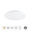 GloboStar Ceiling Mount Light with Integrated LED in White color 33pcs