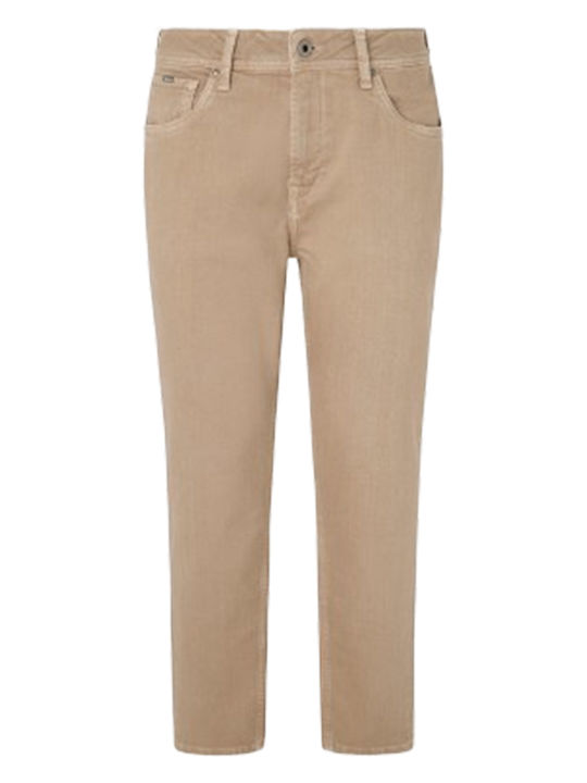 Pepe Jeans Women's Fabric Trousers in Tapered F...