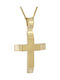 Men's Gold Cross 14K with Chain