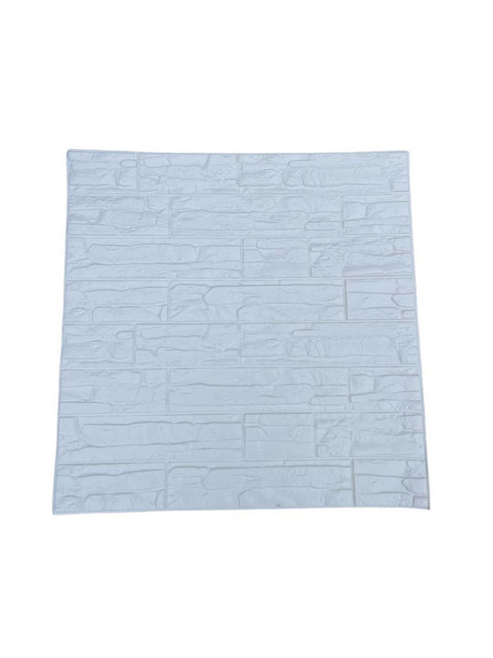 Panouri Decorative 3D Autoadeziv Albastru Deschis 70x77 cm