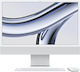 Apple iMac 24" 2023 (M3-8-Core/8GB/256GB SSD/8-Core GPU/macOS) Silver International English