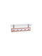 Zeller Agățătoare De Perete Cu 5 Compartimente Maro 36x12.5x8cm