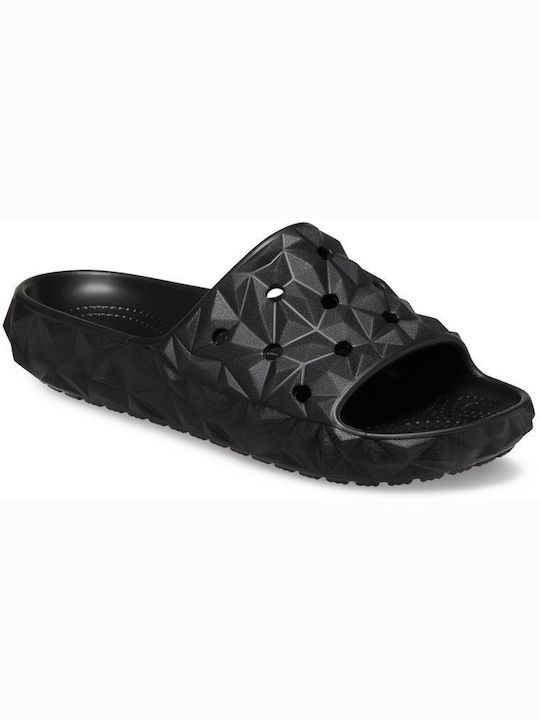 Crocs Geometric Women's Slides Black