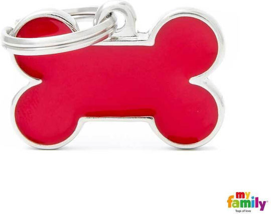 Ταυτότητα Basic Hand Κόκαλο Sm Κόκκινο 3x2cm