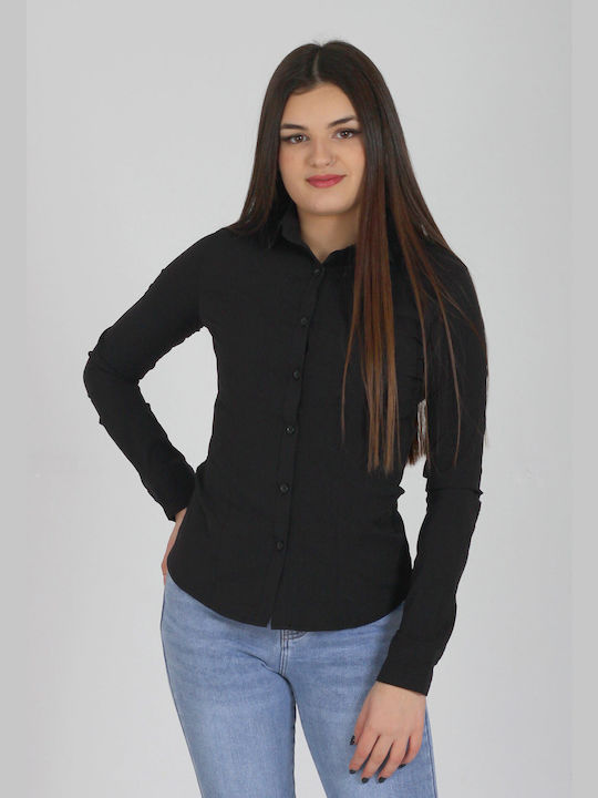 Epwnymo Women's Long Sleeve Shirt Black